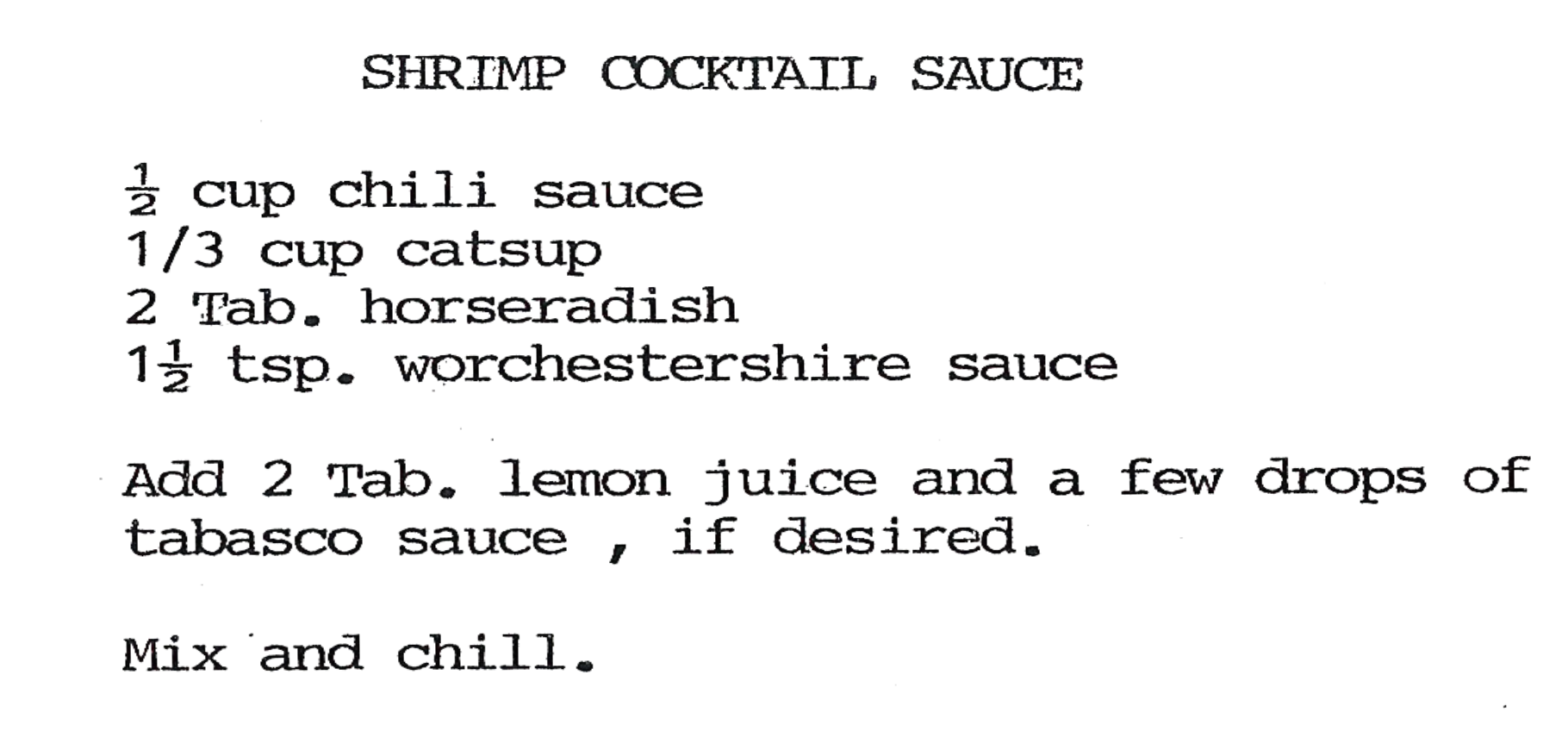 Shrimp Cocktail Sauce Image